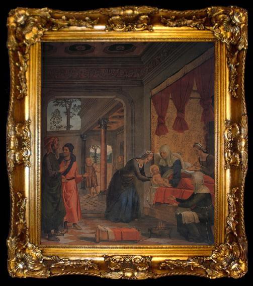 framed  Juan de Borgona Toledo,Cathedral,Chapter room ,, ta009-2